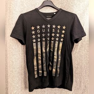 Men's Guess V-neck T-shirt